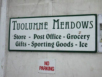 Tuolumne Meadow Services